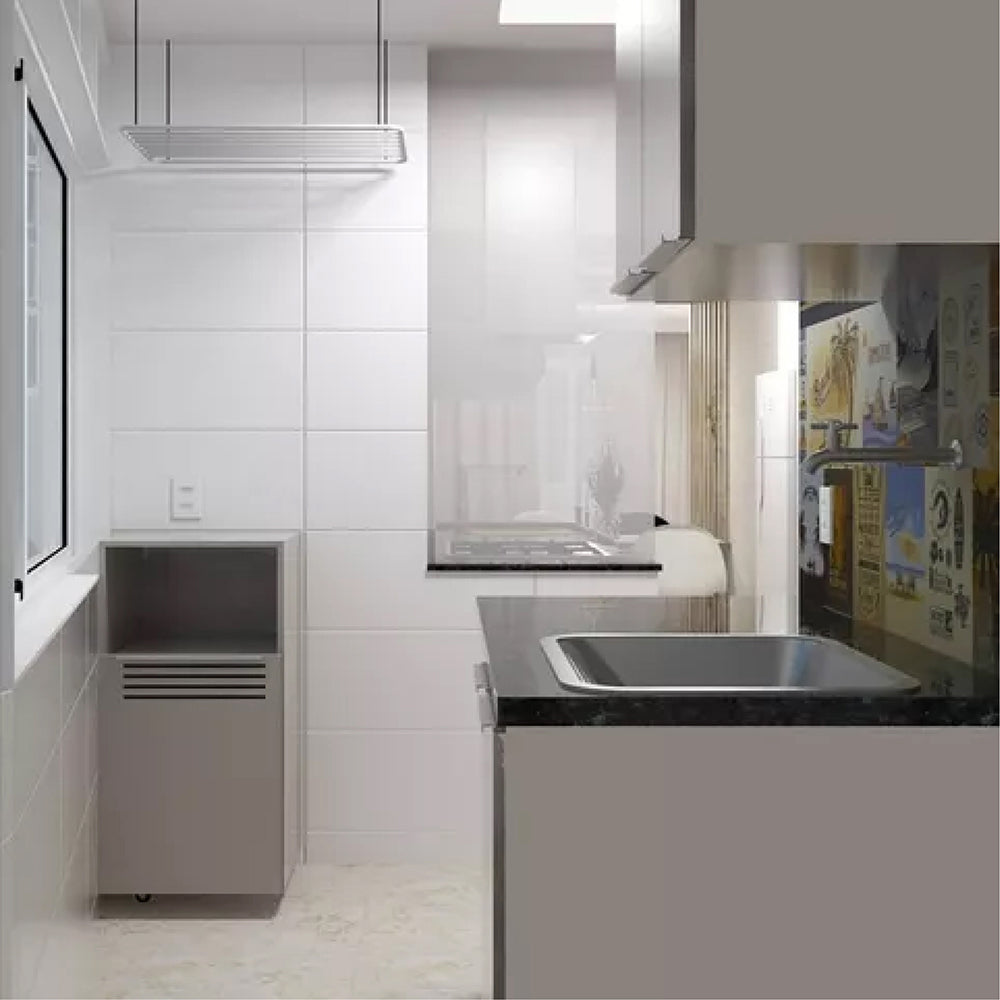 Cerámica Muro - Dream White Brillo Blanco 30x58 Rectificado