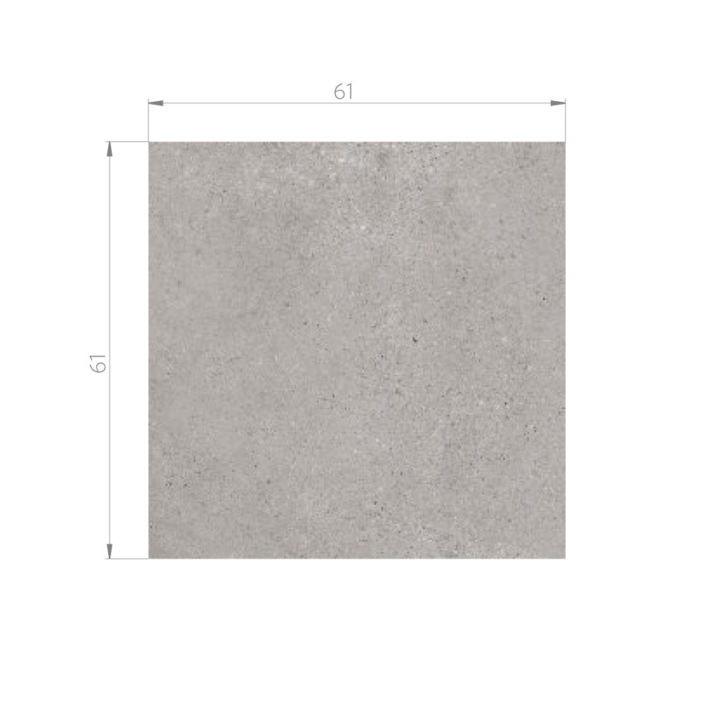 SALDO - T1C11 - 61524 CONCRETE GRAY Porcelanato Antideslizante 61x61 RT