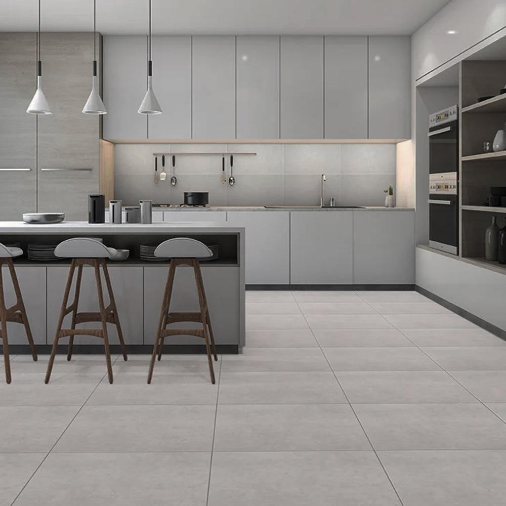 Cerámica Piso -  Cimento Urban Grigio Mate 55x55 Rectificado