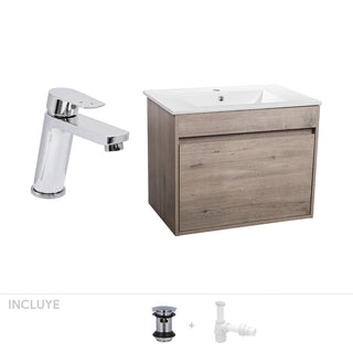 Pack Baño Donostia |  Mueble de Baño Renée Lenga + Grifería Filippo Cromo