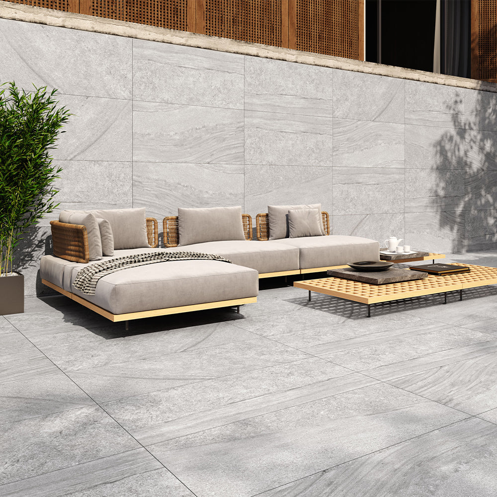 Porcelanato - Castello De Rochester  Antideslizante 62x122 Rectificado