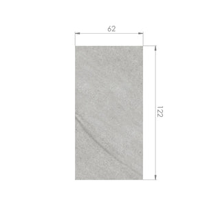 Porcelanato - Castello De Rochester  Antideslizante 62x122 Rectificado