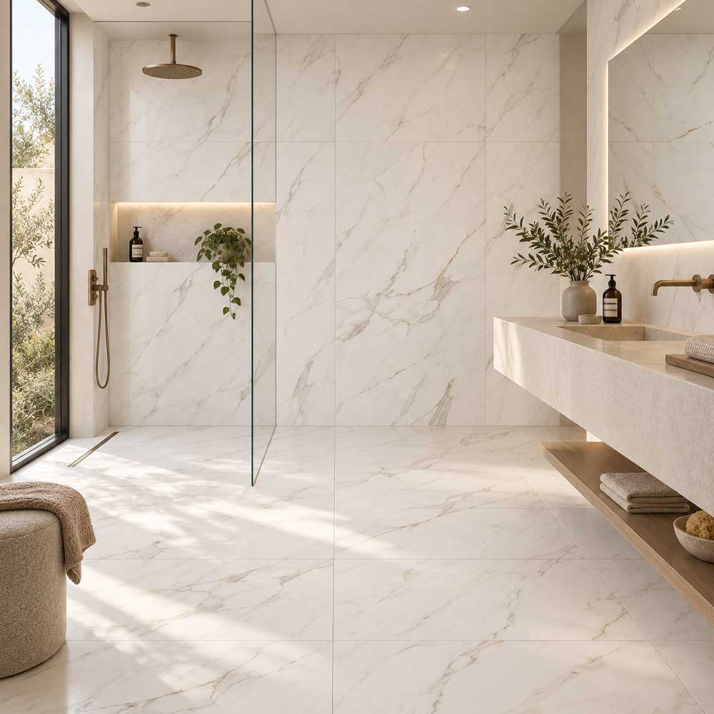 Porcelanato - Gran Calacata Gold Acetinado 62x122 RT