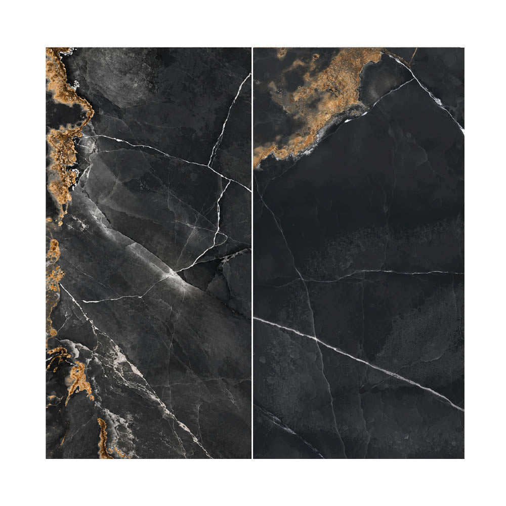 Porcelanato Piso/Muro - Gran Eltz Nero Satini 62x122 cm Rectificado