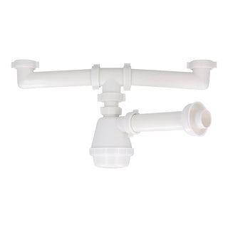 Kit Instalación Lavaplatos Doble Cubeta