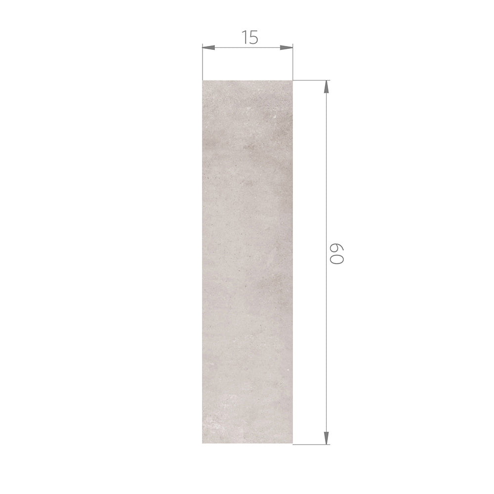 Gres - Central Grigio Matt 15x60 Rectificado