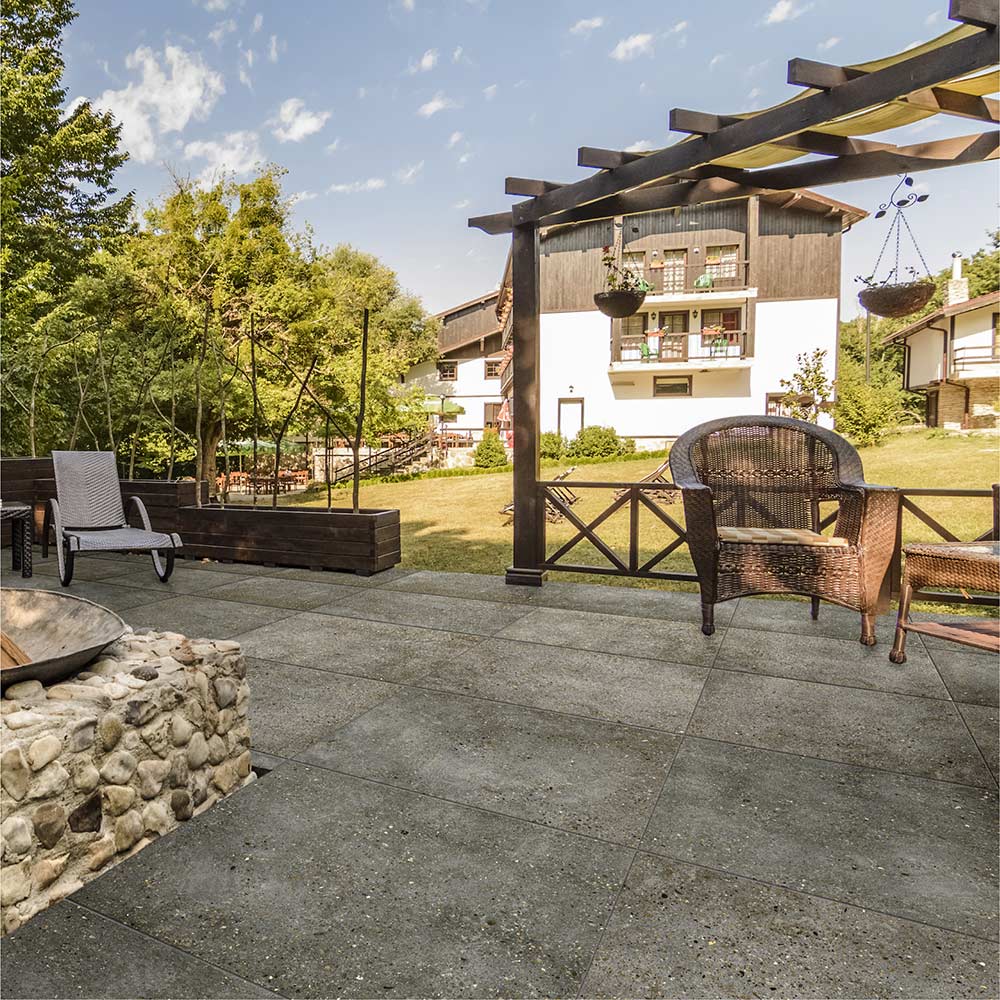 SALDO - TDC7 - BETON CHARCOAL MATT Gres Mate 60x60 RT