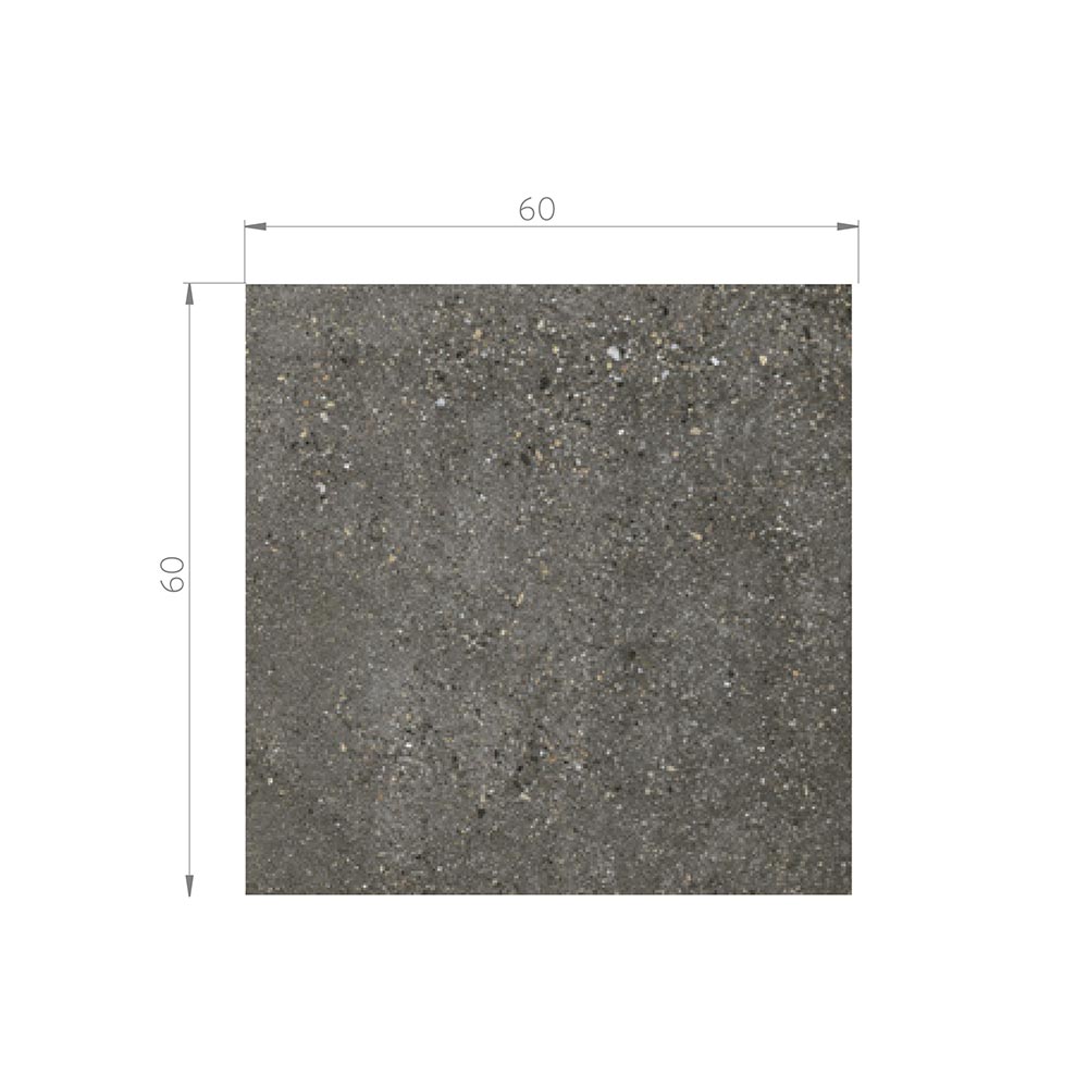 SALDO - DC7 - BETON CHARCOAL MATT Gres Mate 60x60 RT
