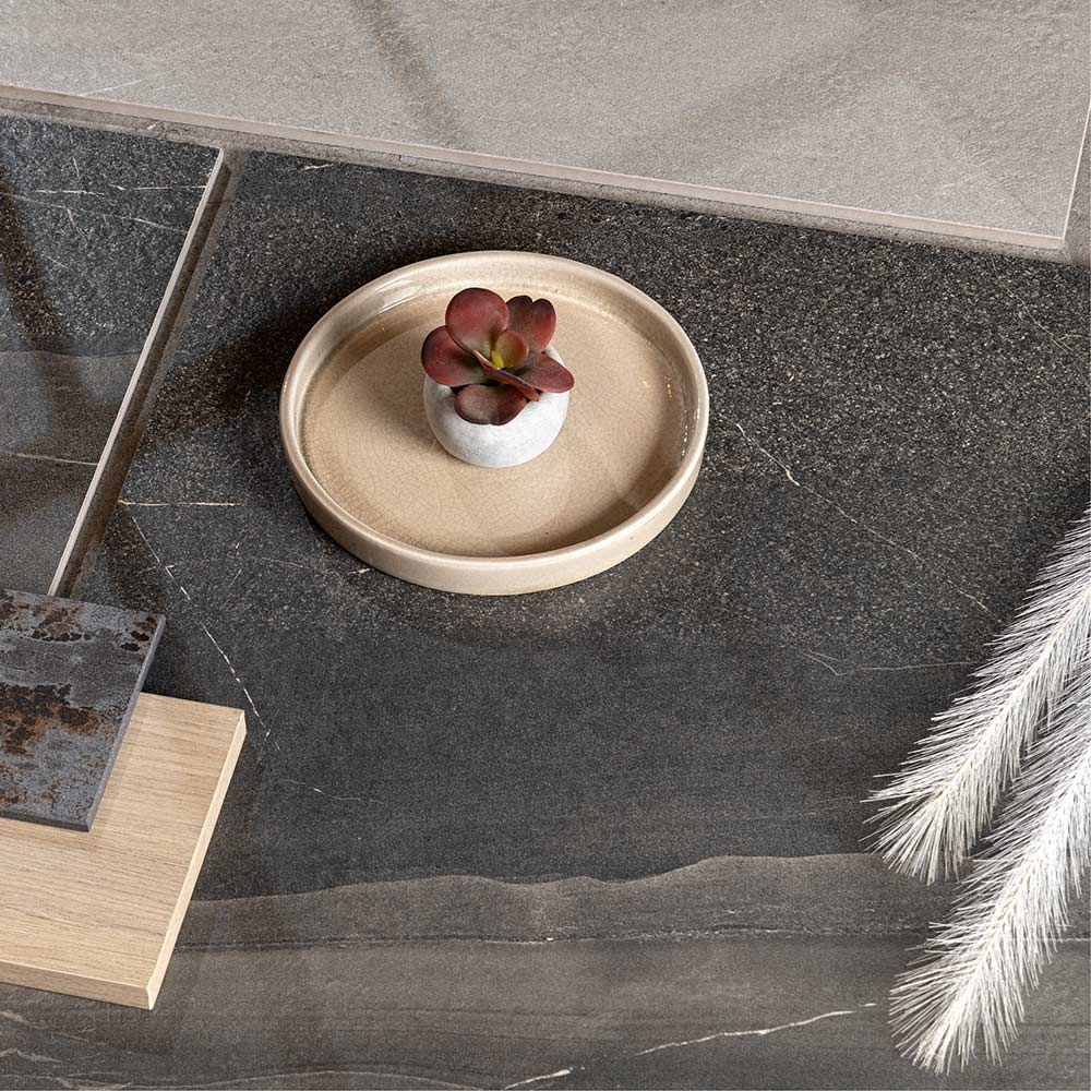 SALDO - TDC3 - GLACIER CHARCOAL MATT Gres Mate 60x60 RT