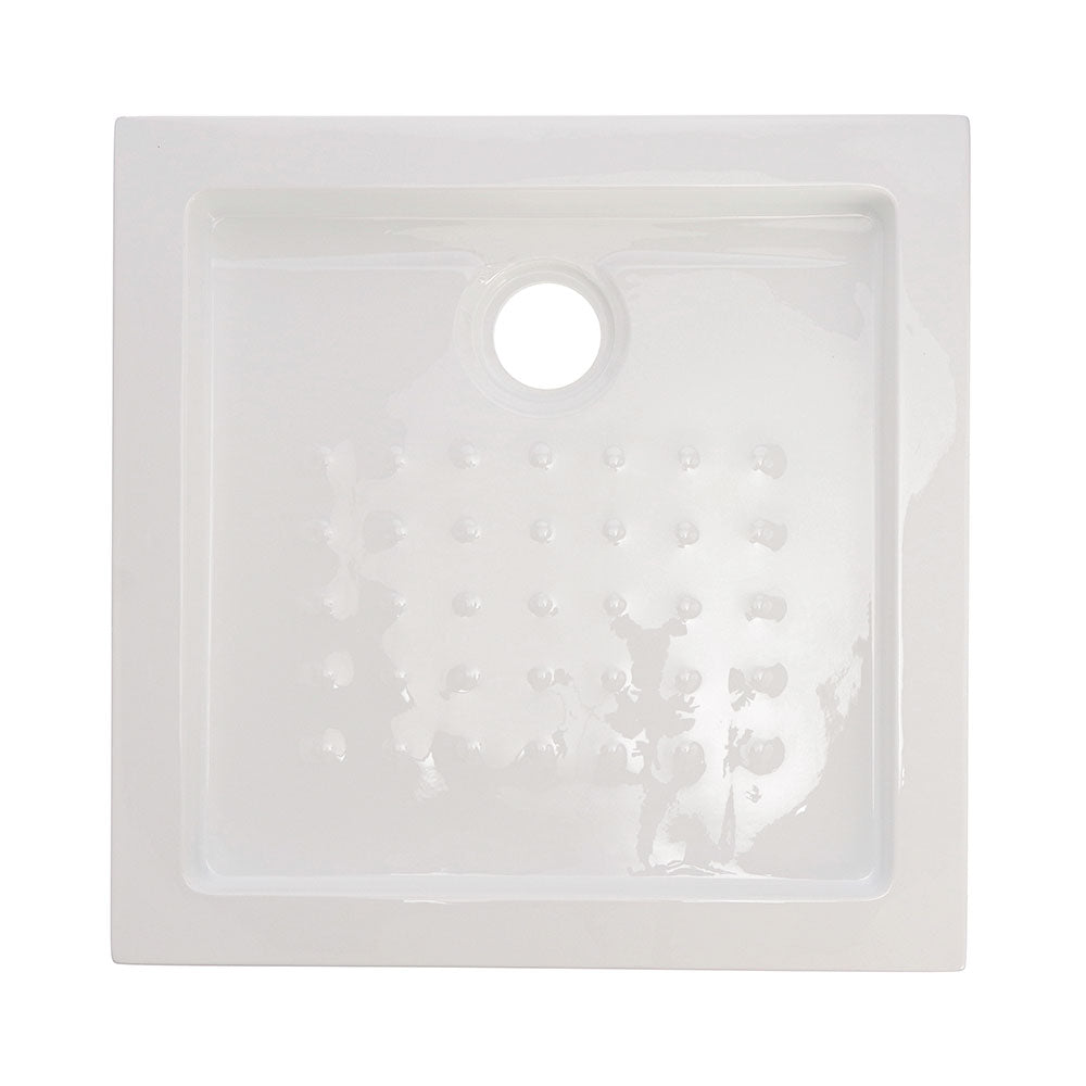 Pack Mampara Esquinera + Receptáculo Cuadradro 80x80 cm