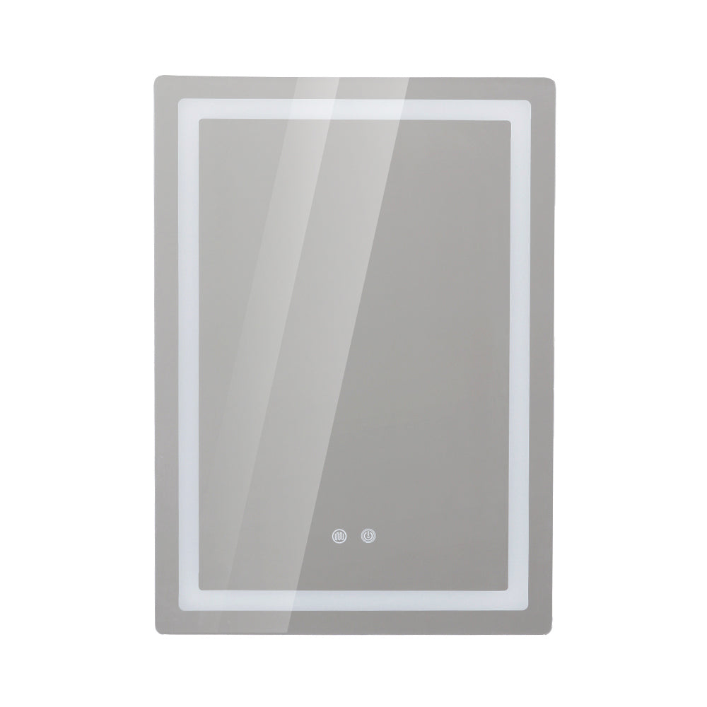 Pack Baño Oliva | Espejo + Secador de Toallas Blanco