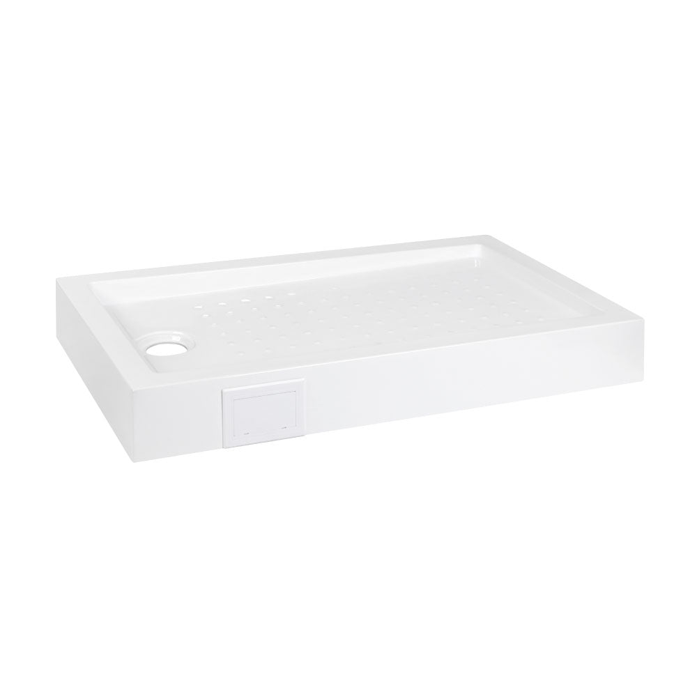 Pack Baño Oviedo | Mampara Corredera + Receptáculo | 110 cm ancho