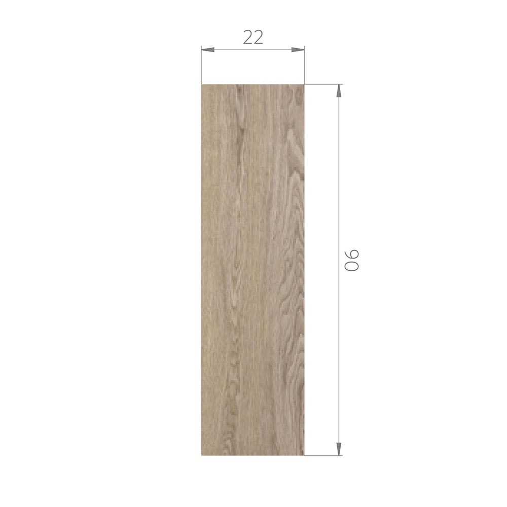 SALDO - T3ME06 - ASIA BEIGE ACT Porcelanato Acetinado 22x90 RT