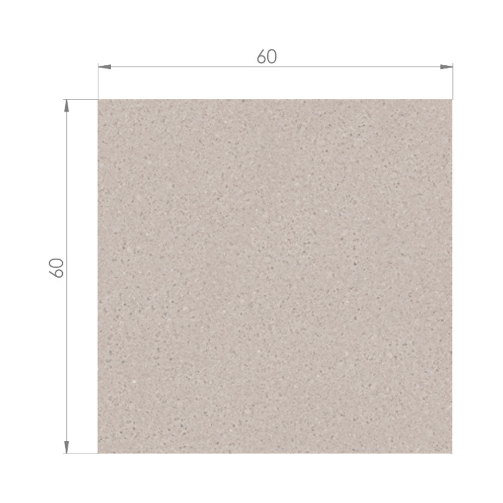 Gres Piso/Muro - Groove Greige 60x60 cm Rectificado