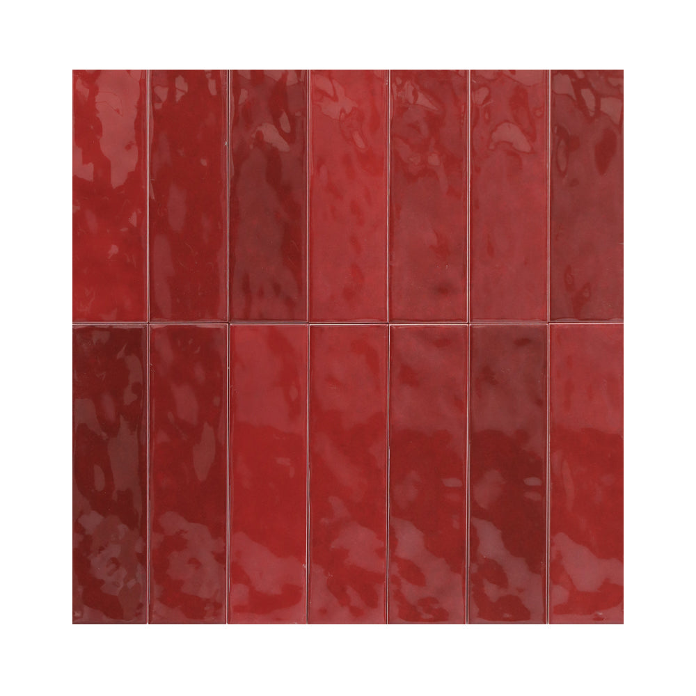 Cerámica  Muro - Soho Wine Brillo  7,5 x 30