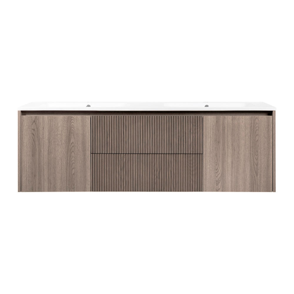 Pack Baño Salamanca | Mueble Vanitorio Doble Lenga + Espejo Led