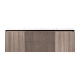 Pack Baño Salamanca | Mueble Vanitorio Doble Lenga + Espejo Led