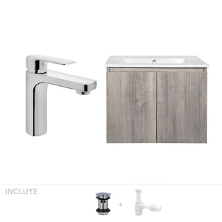 Pack Baño Tolosa | Mueble de Baño Renée Lenga + Grifería Marsella Cromo