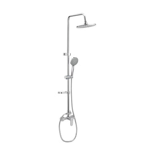 Pack Baño Villarta | Mampara + Receptáculo + Columna Ducha Cromo