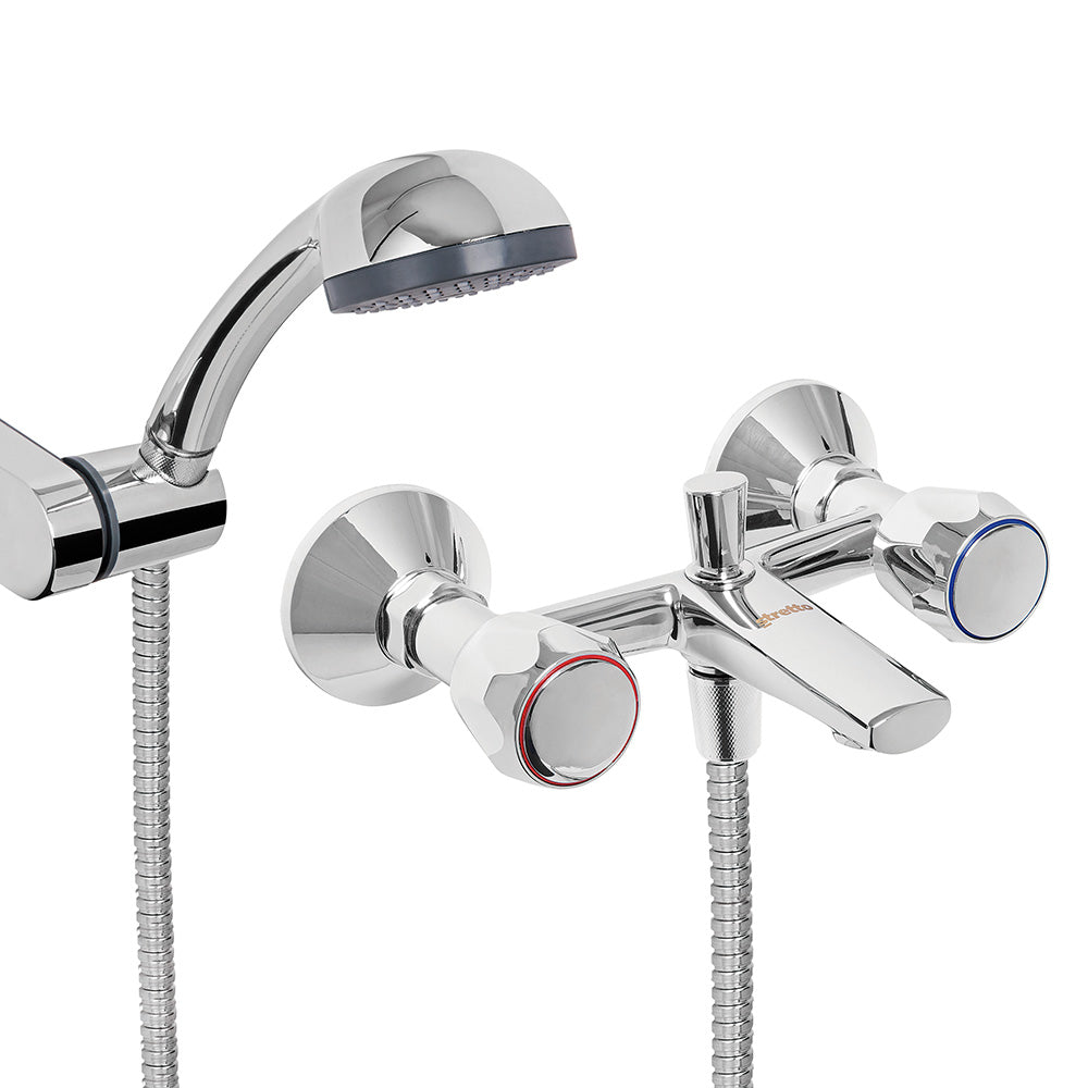 Combinación Tina Ducha Mossini Metal Cromo