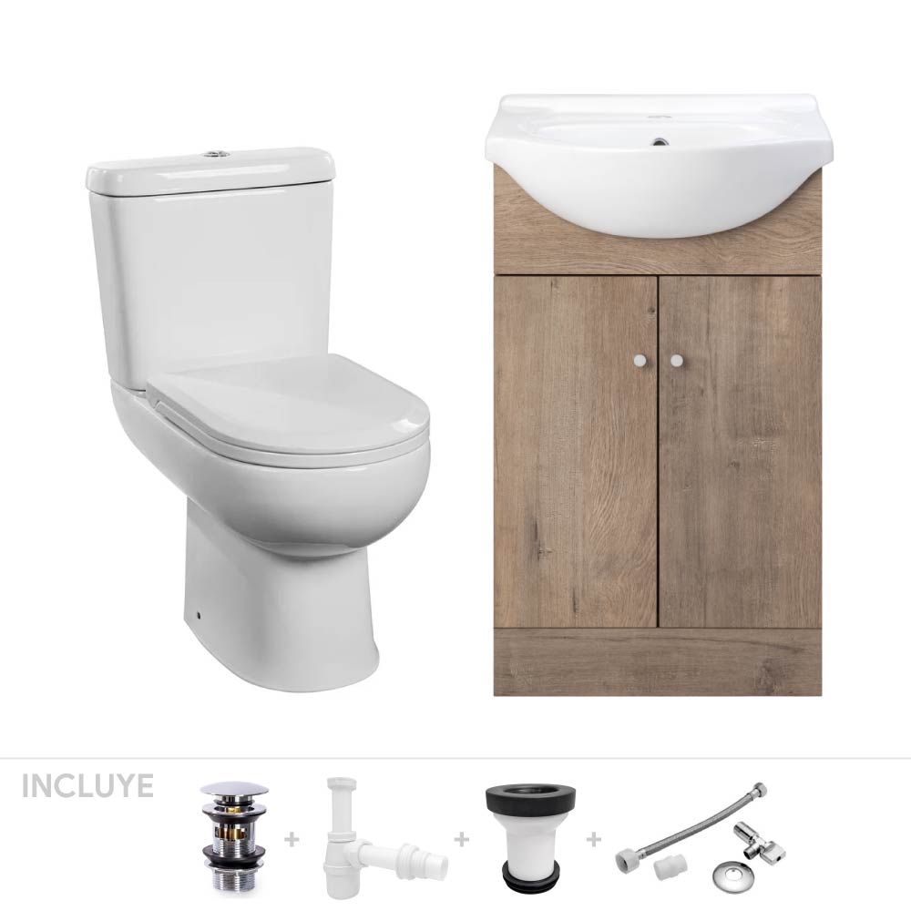 Pack Baño Lugo | Mueble + Sanitario