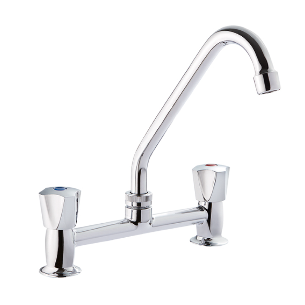 Combinación Lavaplatos 8" Arizona Cromo