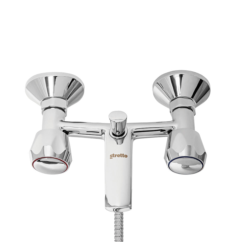 Combinación Tina Ducha Mossini Metal Cromo