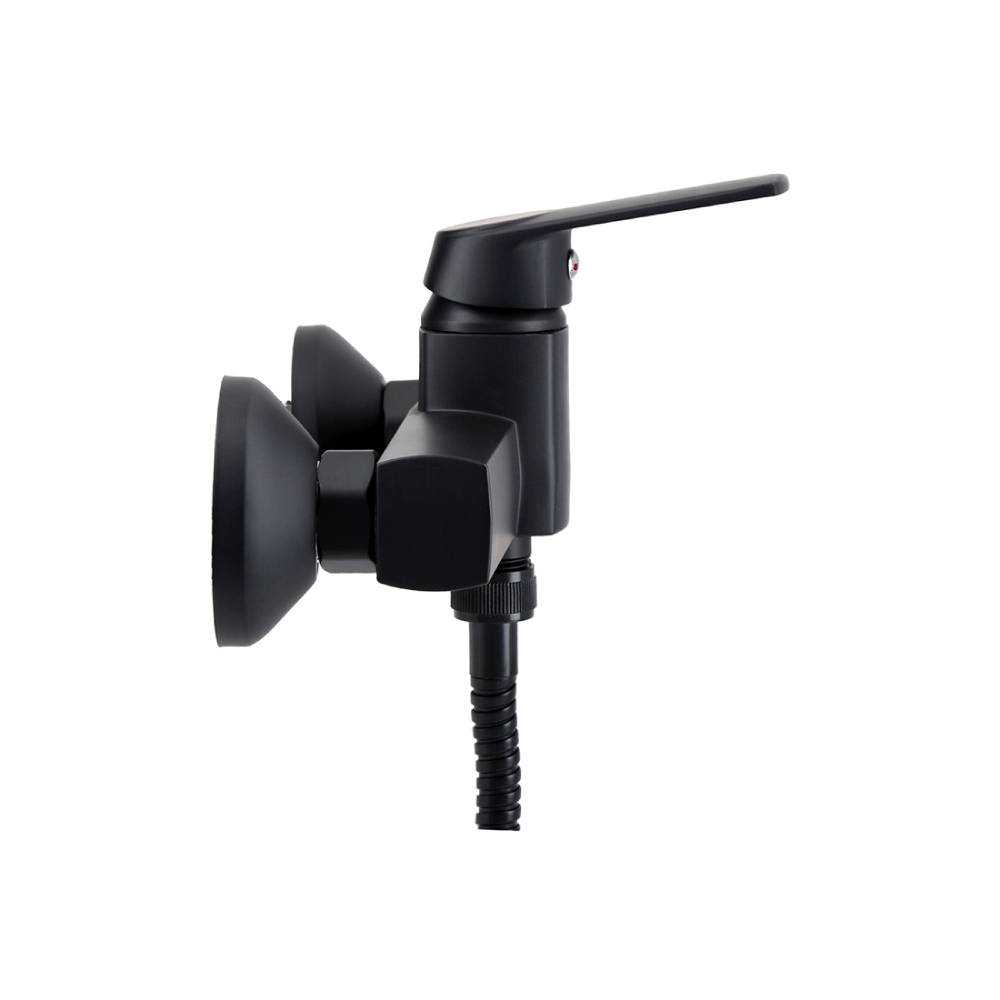 Monomando Ducha Módena Negro Mate