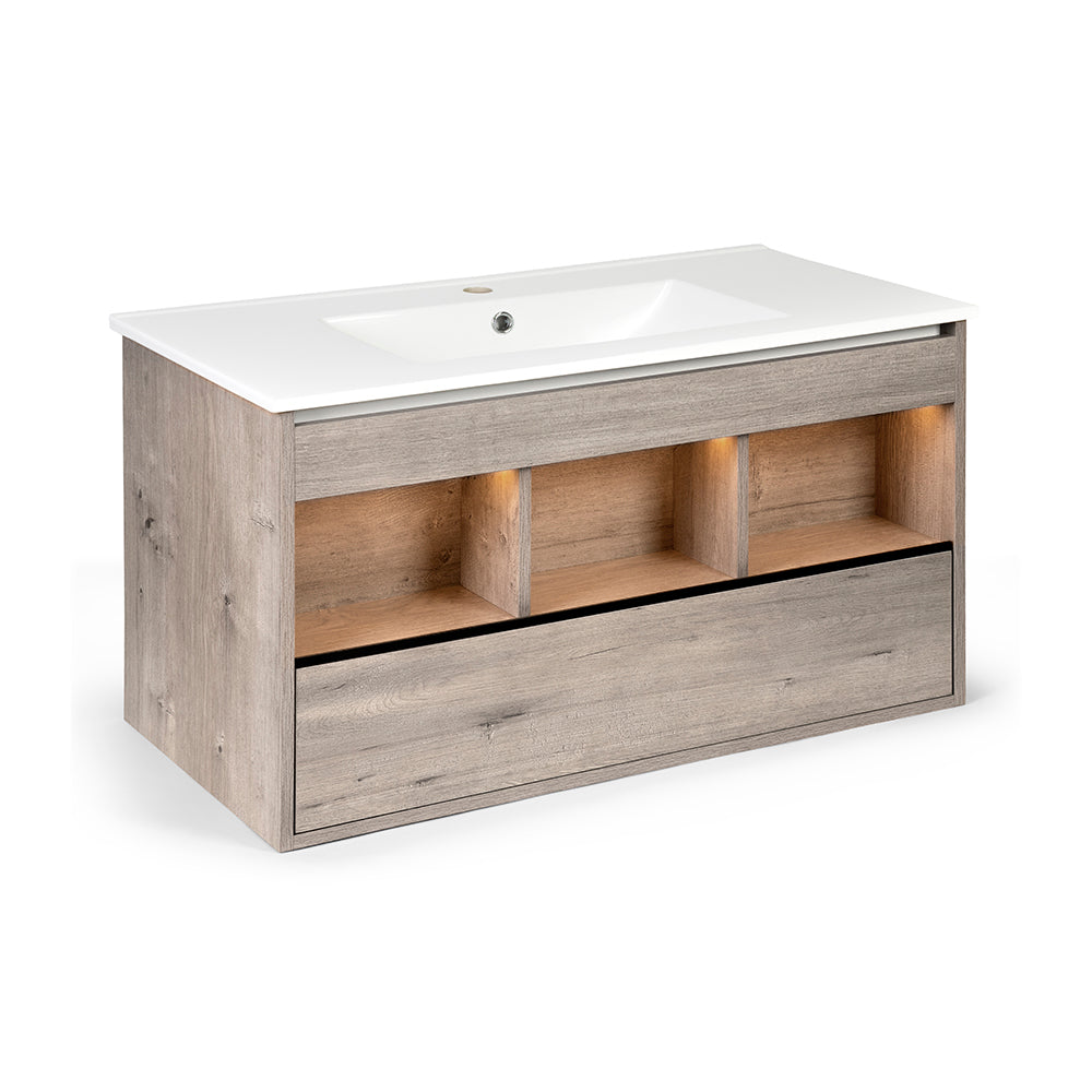 Base de Mueble Éclair 90x46. Color Lenga. Desarmado