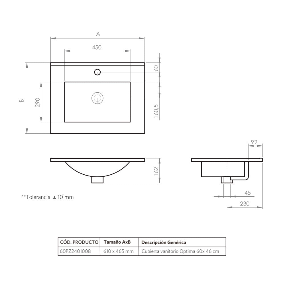 Mueble de Baño Completo Marsella Sage Green Texturado
