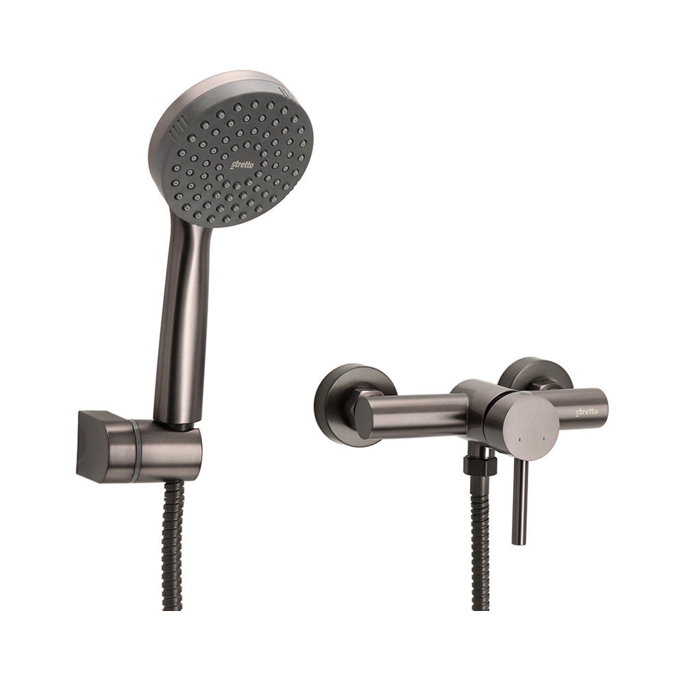 Monomando Ducha Fiorenzo Grafito Austral