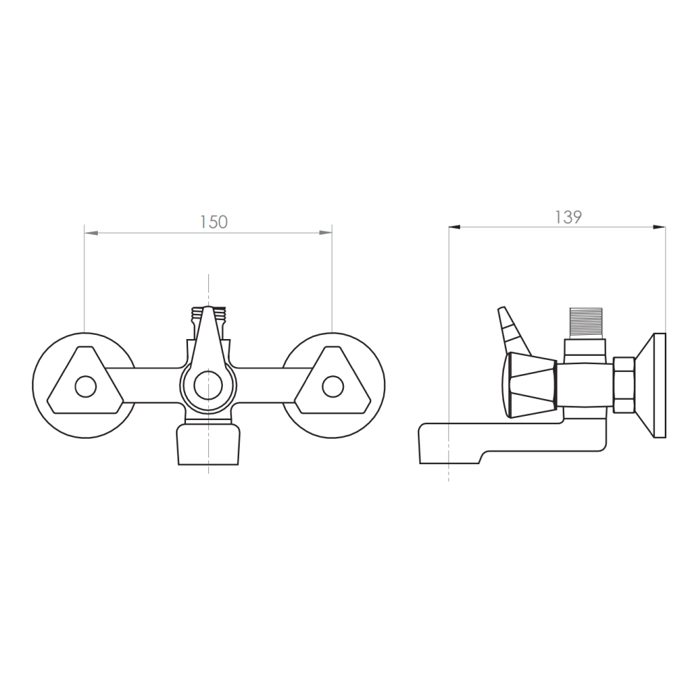 Combinación Tina Ducha Miami Cromo