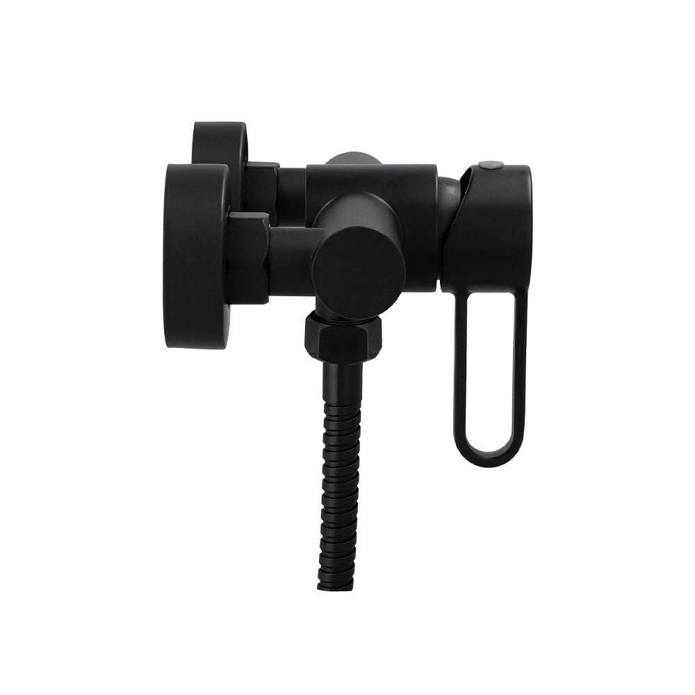 Monomando Ducha Rizzo Negro Mate