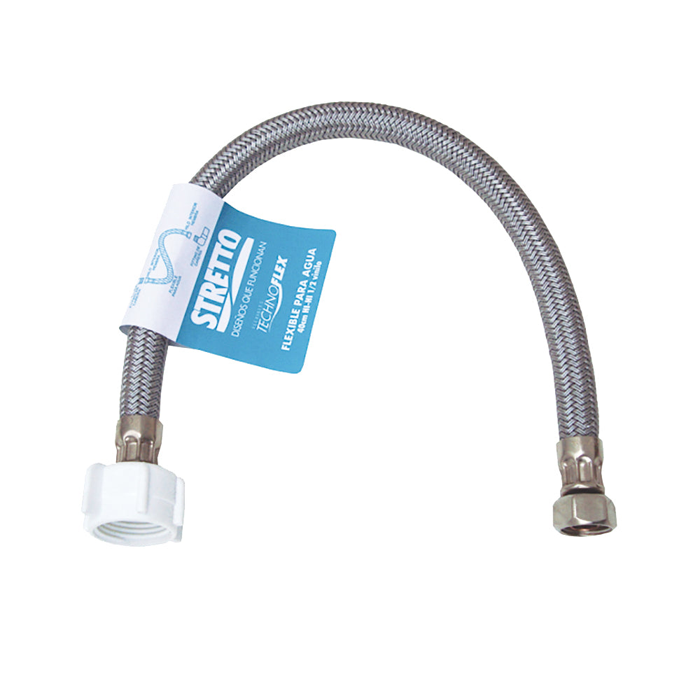 Flexible para Agua Vinilo 35cm Ll/Ang Hi 3/8x15/16