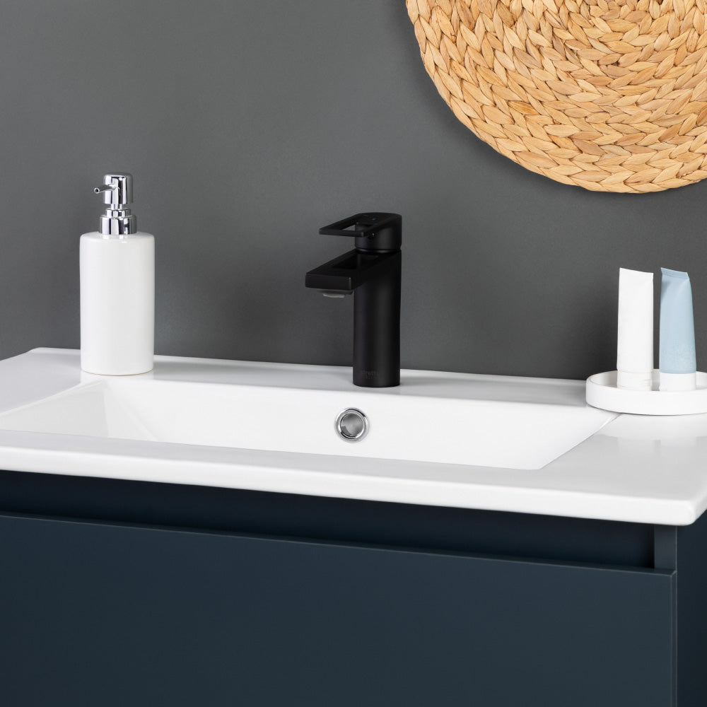 Monomando Lavamanos Tarento Negro Mate