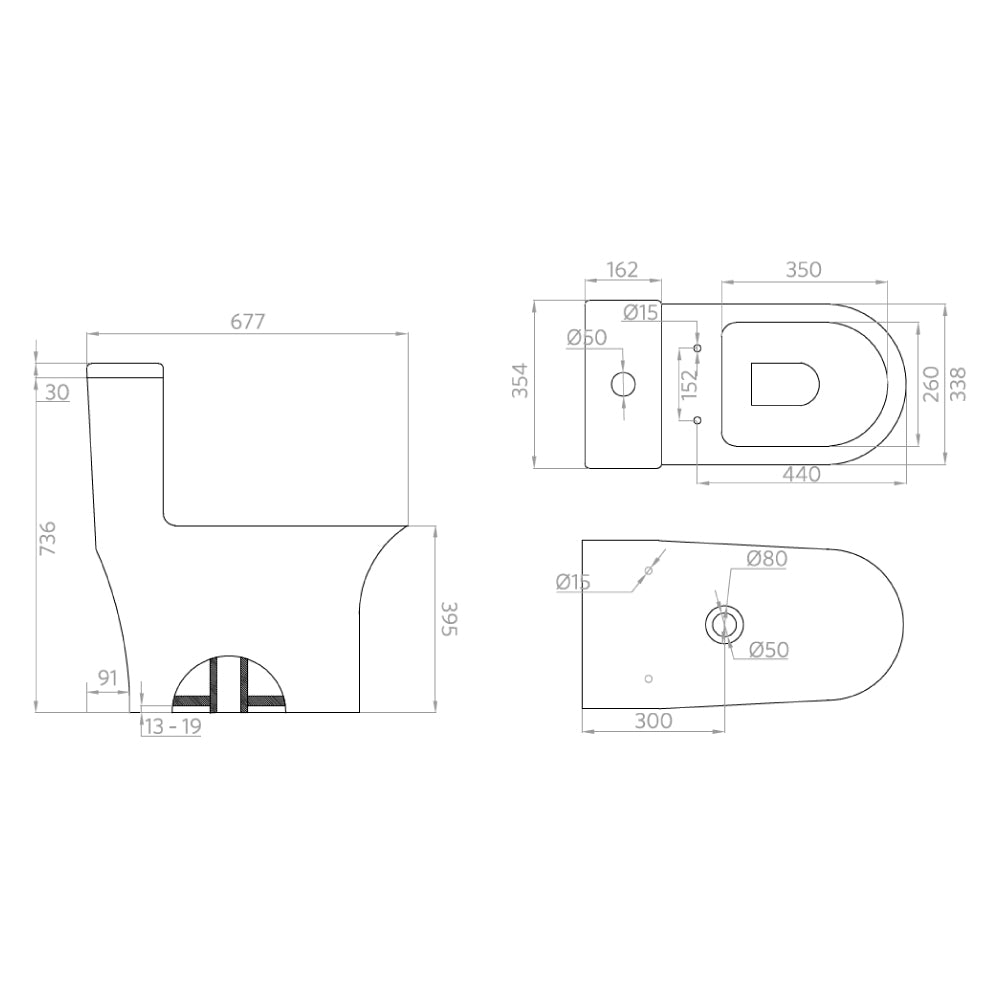 Sanitario WC One Piece Helios